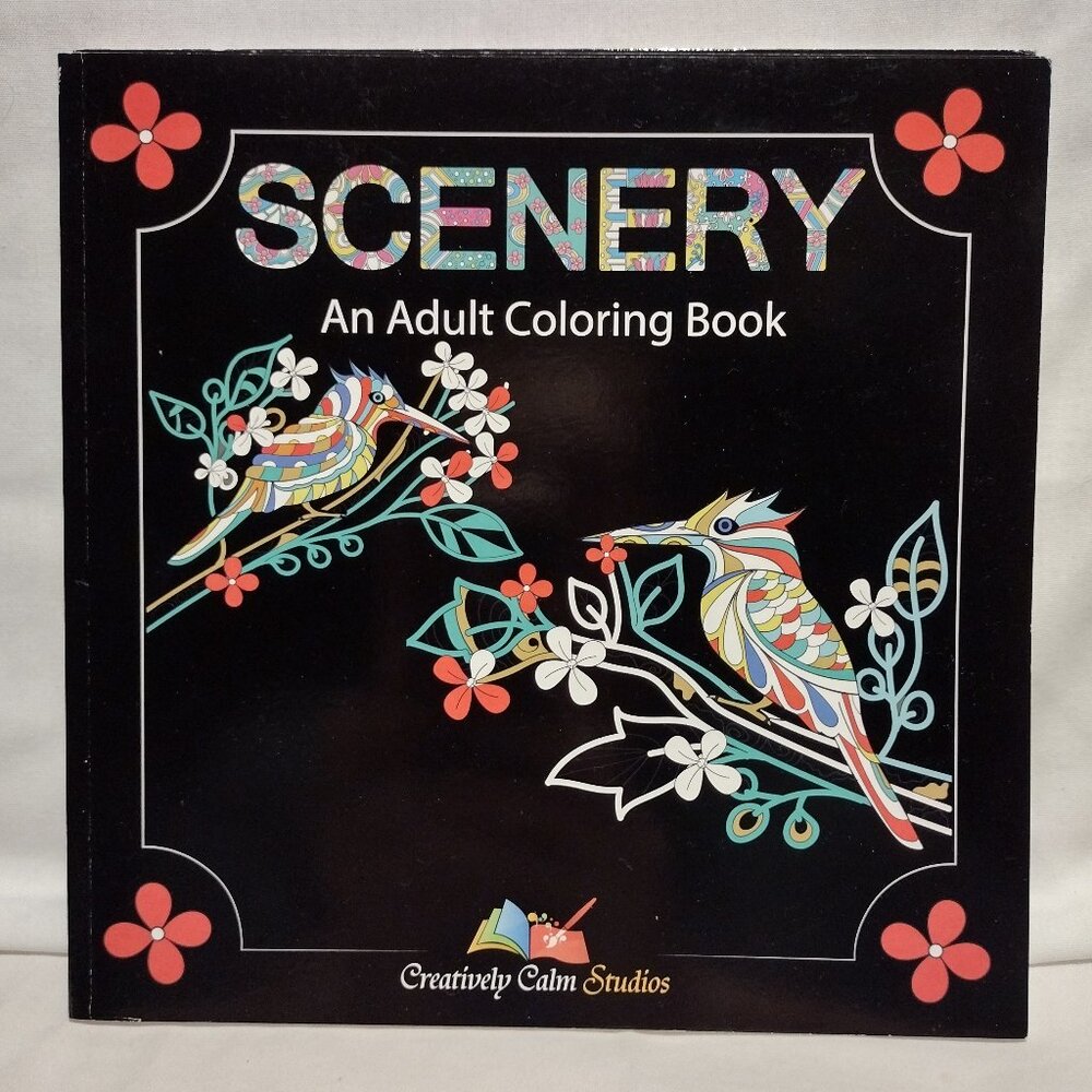 3 Adult Coloring Book Set - Picture 2 of 16